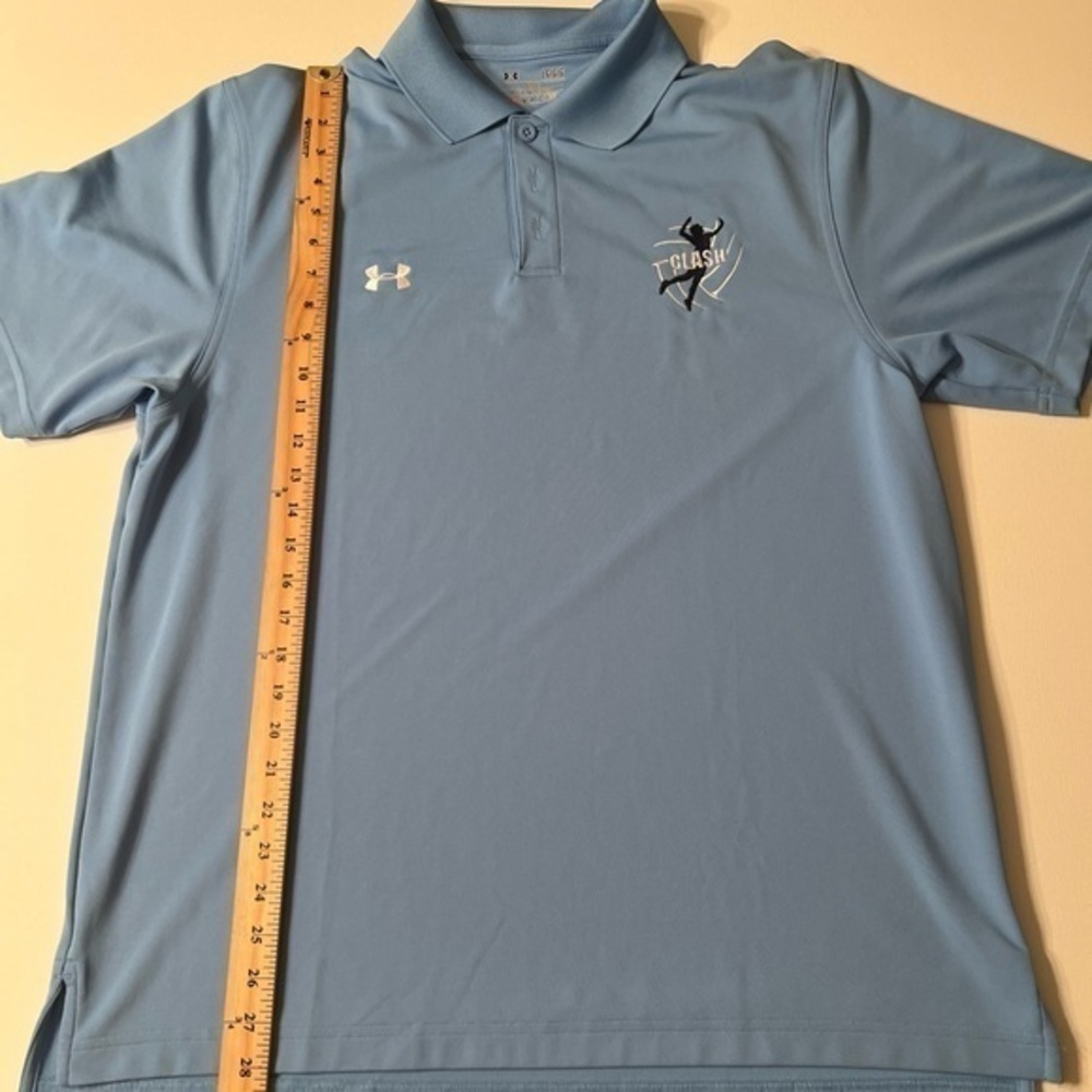 Under Armour Heat Gear "Clash" Volleyball Polo‎ Short Sleeve Size Large (C)